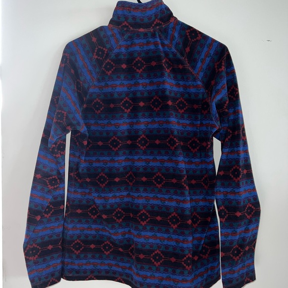 Patterned Fleece Half-Zip Pullover - Picture 2 of 3